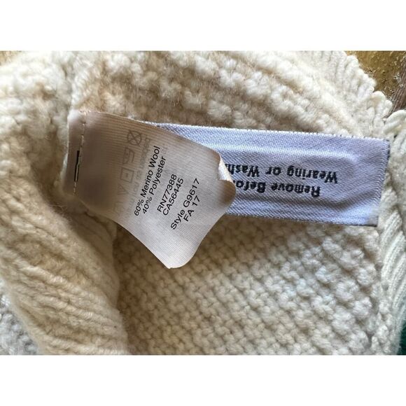 Madewel Stitchmix Pullover Sweater Top Ivory Size M G9617 MSRP $98 - Picture 10 of 11